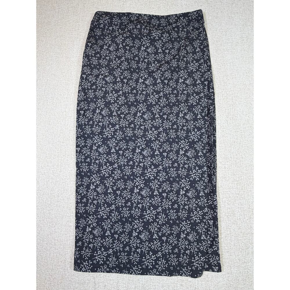 NWT Ripskirt Women's M Black Tan Floral Wrap Long Skirt Pool  Beach Coverup